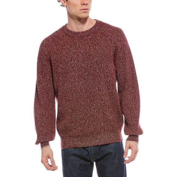 Brunello Cucinelli Mens  Wool, Cashmere, & Silk-Blend Crewneck Sweater - Picture 1 of 3